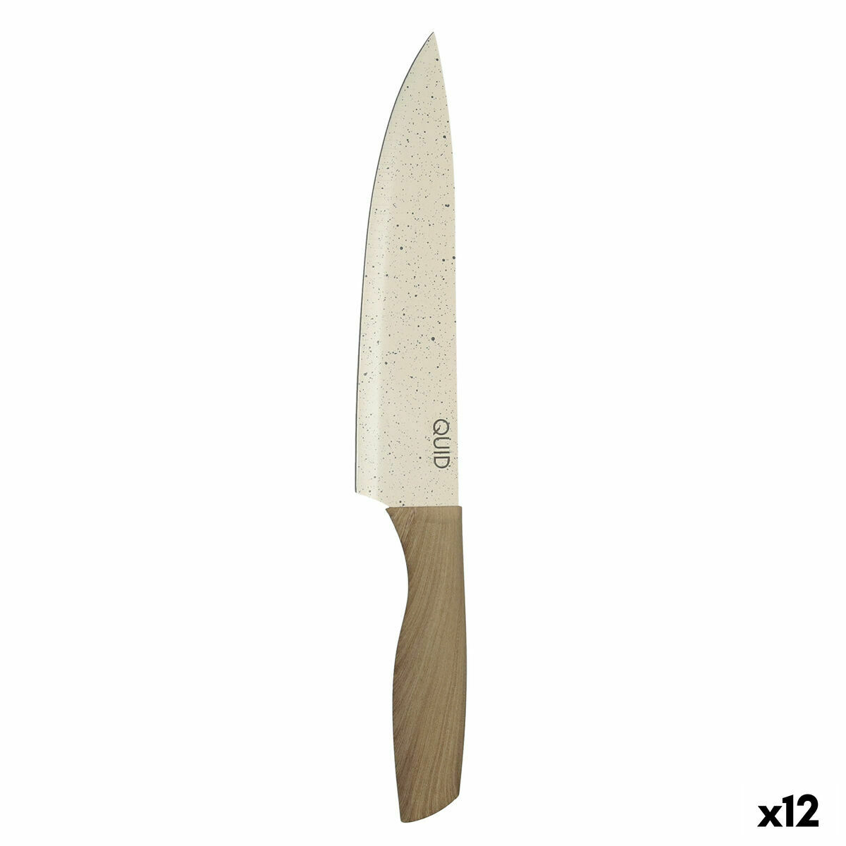 Faca de Chef Quid Cocco Castanho Metal 20 cm (Pack 12x)